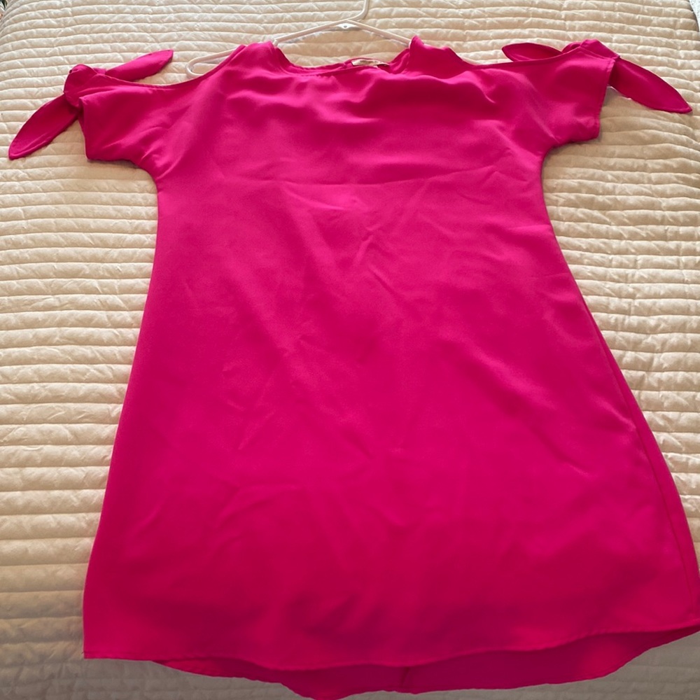 Hot Pink Skies are Blue Dress Ties on the side of the Arms Small